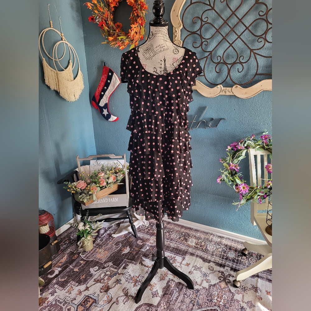 Polka Dot Ruffle Dress